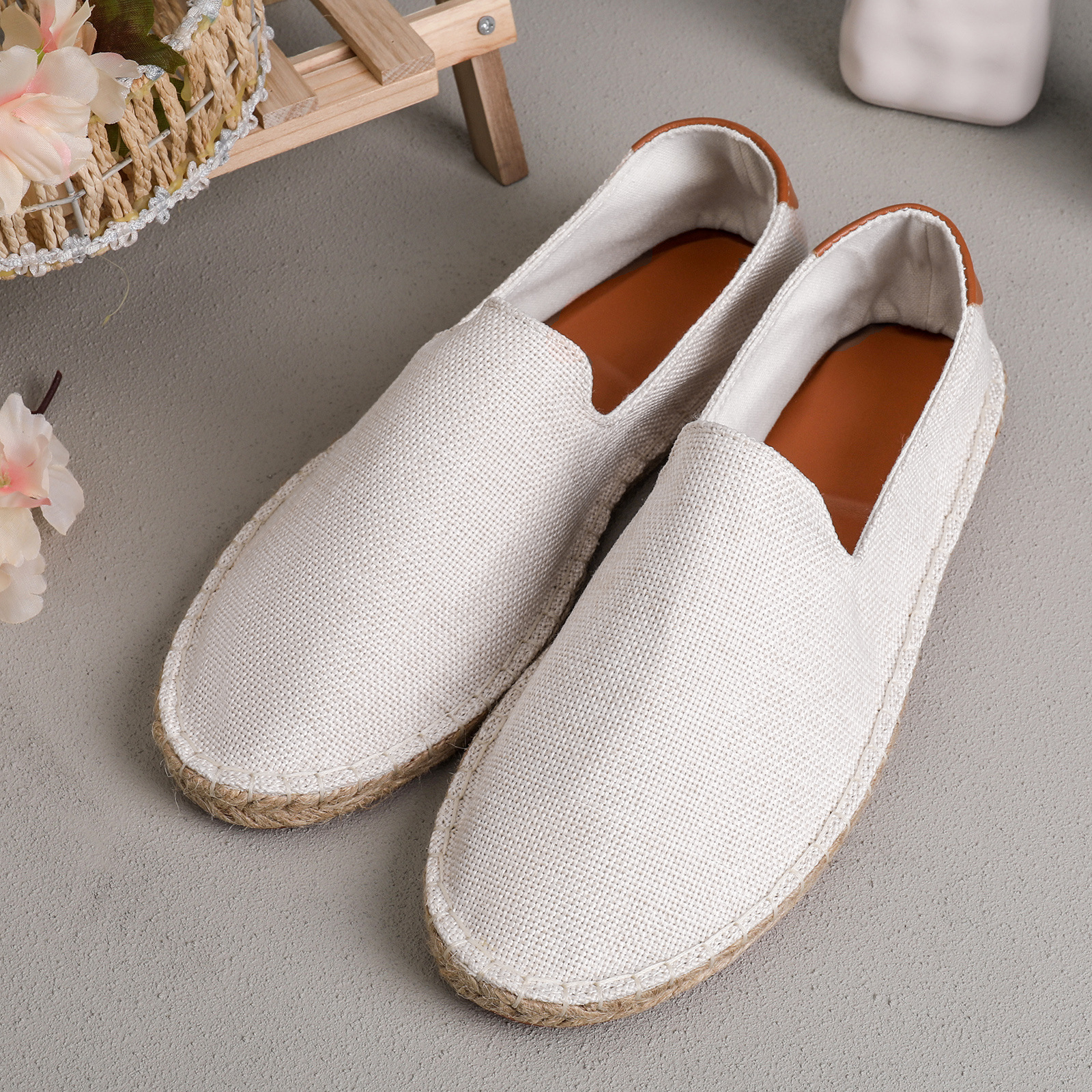 Sweat-absorbent Breathable Lazy Cloth Shoes Loafers Men - Image 4