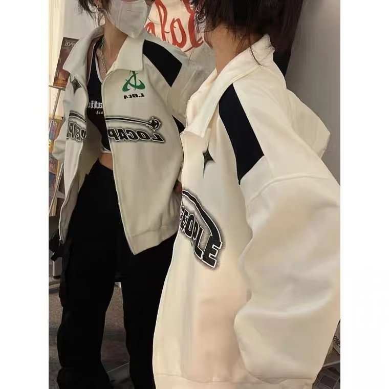 Zipper Sweater American Casual Sports Jacket - Image 6