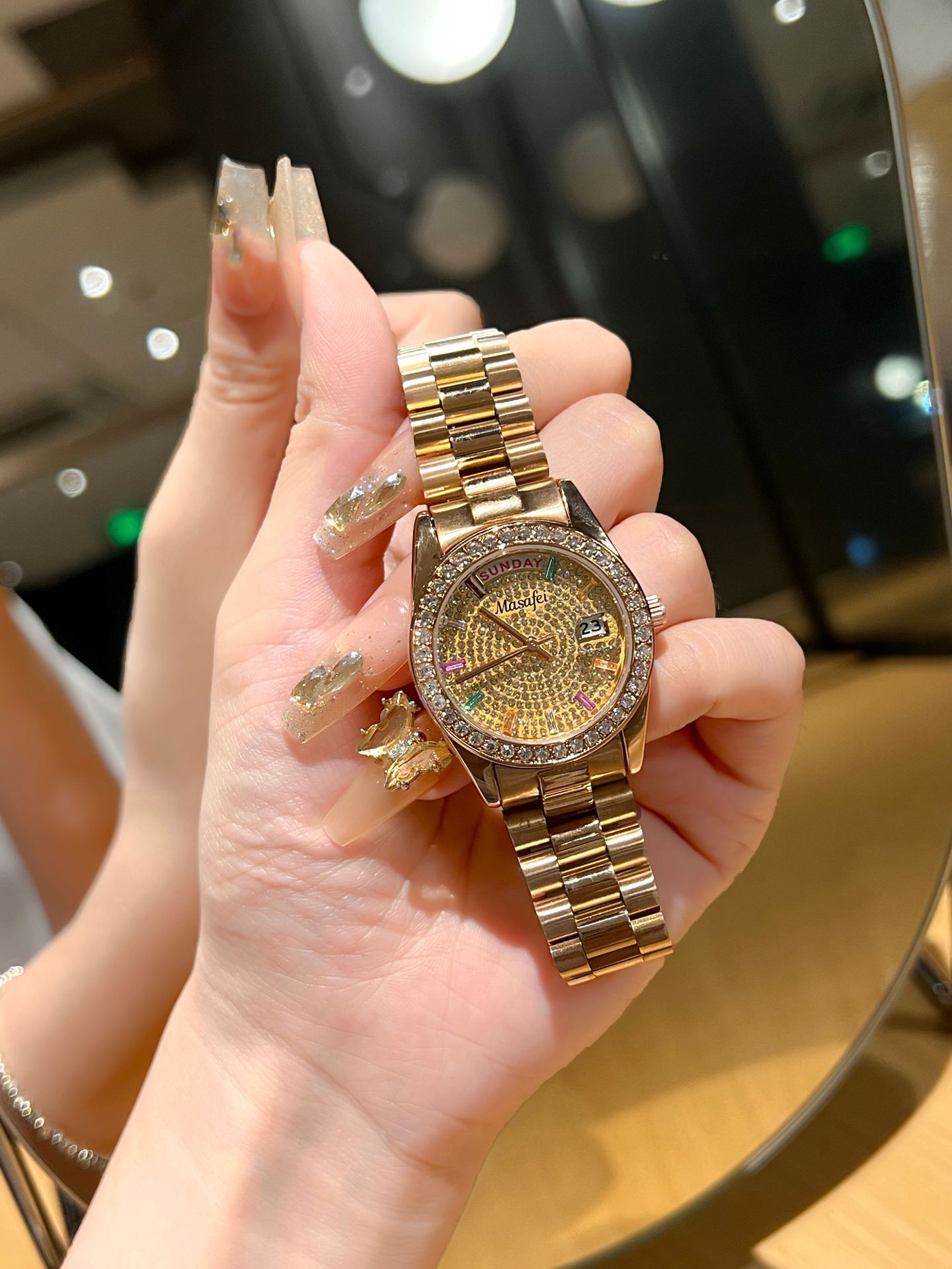Women's Fashion Waterproof Quartz Steel Watch - Image 4