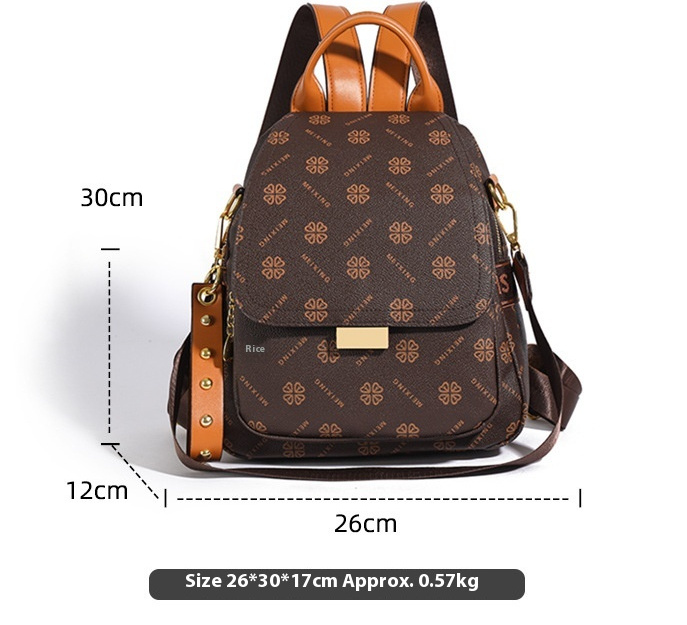 Light Luxury Backpack Women's High-grade Versatile - Image 3