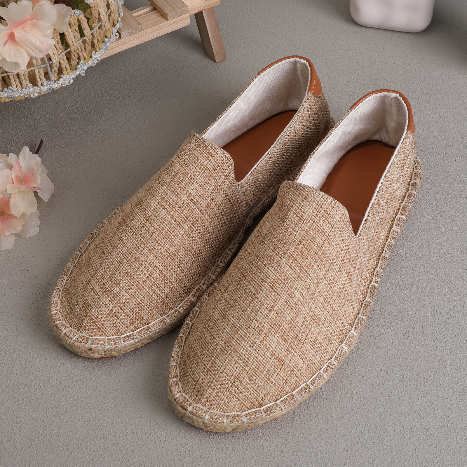 Sweat-absorbent Breathable Lazy Cloth Shoes Loafers Men - Image 3