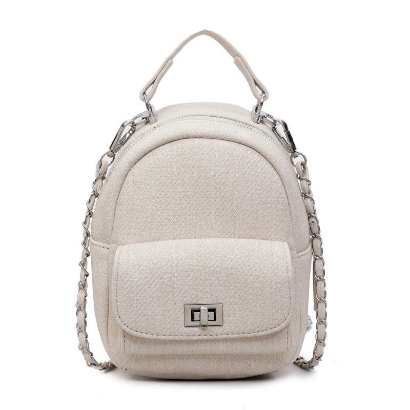 Korean Style Solid Color High-end British Casual Backpack - Image 10