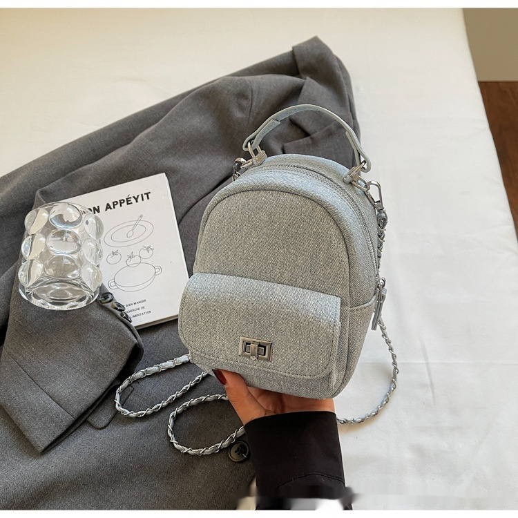 Korean Style Solid Color High-end British Casual Backpack - Image 6